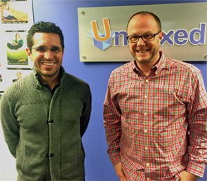 Unboxed Technology co-founders Dave Romero and Brian Leach.