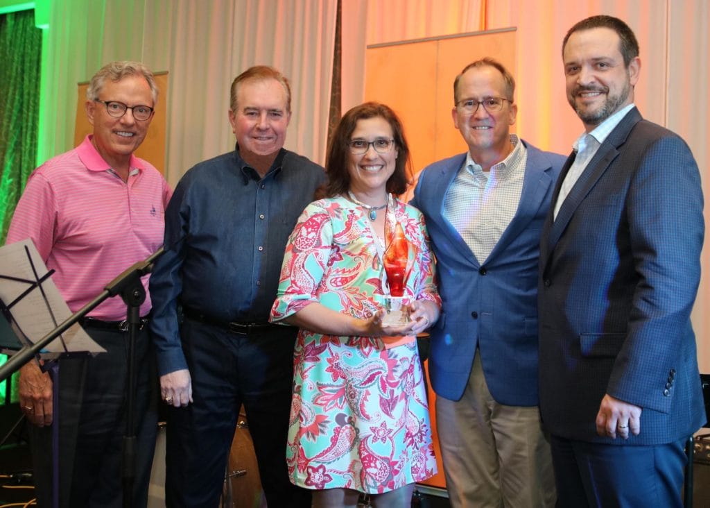 Arlene Lee awarded Chuck McCabe Leadership Award